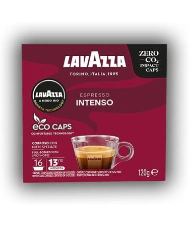 Lavazza Strong Trio A Modo Mio Coffee Capsules Compostable 3 packs of 16 Coffee Pods (48 Coffee Capsules) - Buy Online on SooperMarket.com