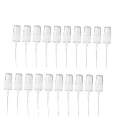 HAPINARY 20pcs Pump Head Essential Oil Sprayer Tops Mason Jar Soap Pump Bottle Pump Perfume Spray Bottle Hand Wash Dispenser Perfume Refill Pump White Lotion Travel Perfume Bottle 12.00X2.00X2.00CM White
