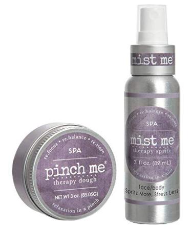 Stress Relief Combo Pack Mist Me Spray and Pinch Me Dough - 3 oz (Spa)