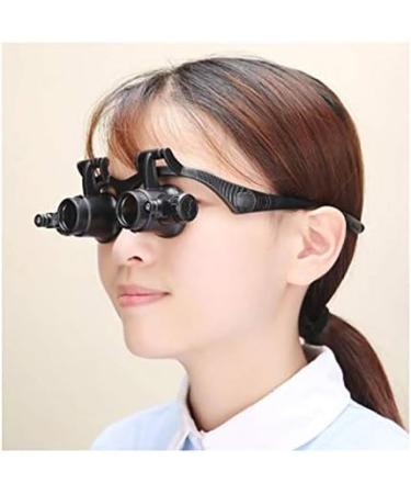 Head-Mounted Glasses-Type Magnifying Glass Portable Magnifying Glass High-Definition High-time Maintenance Watch Engraving Embroidery Reading 20 Times - Buy Online on SooperMarket.com