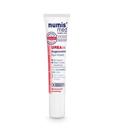 Numis Med Hyaluron Eye Cream With Immediate Effect 15 ml - Eyes Creme vegan with 5% urea for women & men - eye cream for wrinkles for dry skin - eye care women eyes anti -aging eyecream 1 Pack