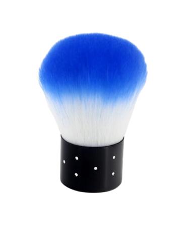kawehiop Convenient And Practical Nail Dust Brush Say Goodbye To Nail Dust Compact And Portable Powder Cleaner Brush Makeup Brush blue