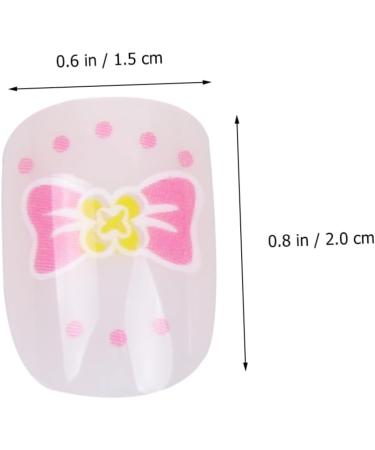 minkissy 3 Sets Kids False Nail Colorful Kids Nail Stickers Eco-friendly Nail Stickers Kids Art Fake Nail Fake Nail Patch Child Cartoon - Buy Online on SooperMarket.com