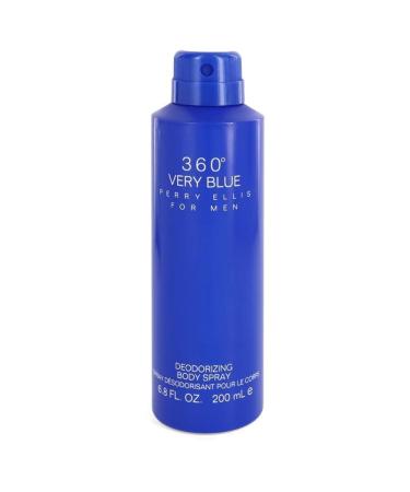 Perry Ellis 360 Very Blue Deodorant Body Spray 6 Oz