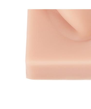 Soft Silicone Ear Model 1 Pair | Stretchable for Teaching & Medical Training | Medium Skin Tone - Buy Online on SooperMarket.com
