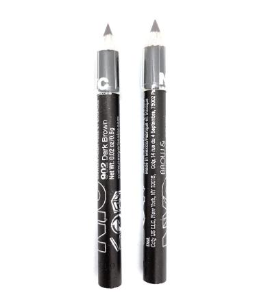 NYC Brow and Liner Pencil Set - Dark Brown (1 Pair) | Enhance Your Brow and Eye Makeup - Buy Online on SooperMarket.com
