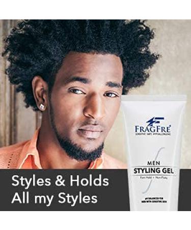 Fragrance-Free Firm Hold Men's Hair Gel - 8 oz | Paraben-Free, Hypoallergenic, Sensitive Skin Formula - No Irritations | Styling Gel for Aggressive Hair Styles - Buy Online on SooperMarket.com