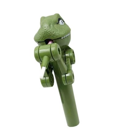 Ibasenice dinosaurs form pacifier robot creative pacifier case novelty dust protection beverage owner gift party for birthday Christmas color random