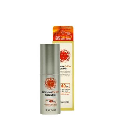 3W Clinic Intensive Dr.Kim Sun Mist (50ml 1.69fl oz.) SPF40/PA++ UVA/UVB Protection Sunscreen Suncream