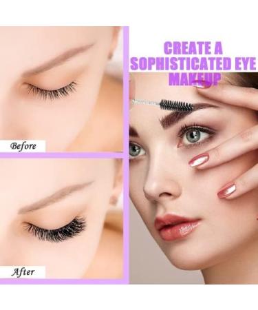 Dokpav 100 Pack Mascara Wands Lash Wands Black Disposable Eyelash Brush Black Makeup Brush with Crystal Handle Applicator Makeup Brush for Eyelash Extensions Eyelash Spoolies Eyebrow Brushes - Buy Online on SooperMarket.com
