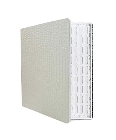 Tassety 216 Colours Nail Tips Display Book DIY Nail Art Shows Gel Colour Card Chart Painting Display Board White