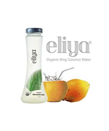 Eliya Organic Young King Coconut Water 10.1 fl. oz Glass Bottles - Pack of 12 | Pure Hydration Source - Buy Online on SooperMarket.com