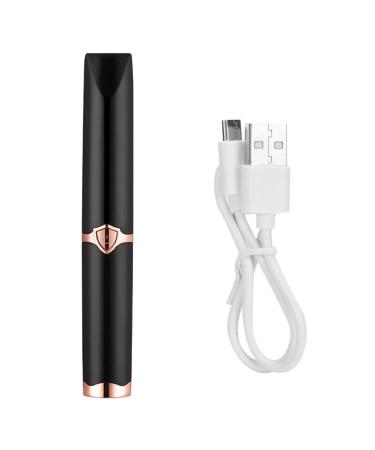 Heated Eyelash Curler Electric Rechargeable Long Lasting Lash Curler for Makeup Black