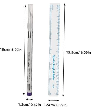 FOYTOKI 1 Set Eyebrow Pencil Eyebrow Pen Microblading Eyebrow Pen Marker for Tattoos Plastic - Buy Online on SooperMarket.com