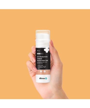 1% Hyaluronic Tinted Sunscreen Gel SPF 60 | Broad Spectrum Natural Tint for Oily to Sensitive Skin | 1.76 oz - Buy Internationally - Buy Online on SooperMarket.com