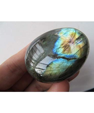 A Rare Natural Flash Labradorite Crystal Gem Stone Original Reiki 49g JZIGTDEM