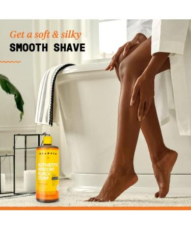 Alaffia Skin Care African Black Soap - 32 Fl Oz All-in-One Liquid Soap for Face, Body, Hair, and Shaving - Shea Butter Moisturizing Formula for Sensitive Skin - Unscented - Buy Online on SooperMarket.com