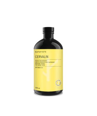 Cervalin - Sleep aid liquid Naturally calm and relaxes the mind - 500ml - Made in Canada - L-theanine and Melatonin combination - Calm effect - Helps with insomnia stress and fatigue 500 ml