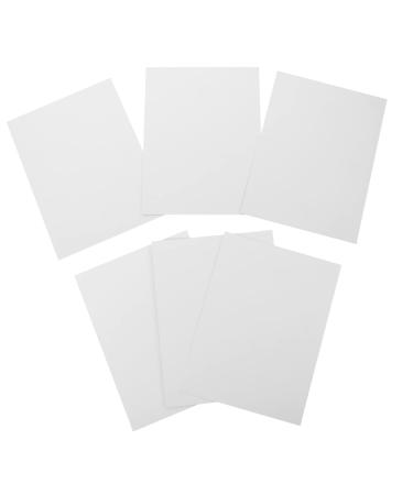 OATIPHO 6pcs photo frame metal photo blank Material sheet canvas DIY sublimation metal blanks White 20X15cm