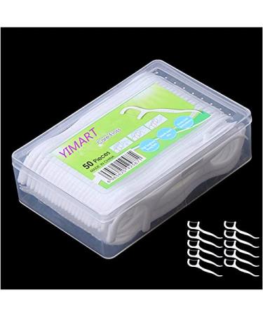 Flossers Dental Floss Floss Picks Dental Floss Picks YIMART 100pcs Dental Floss Flosser Picks Toothpicks Teeth Stick Tooth Cleaning Interdental Brush Dental Floss Pick Oral Hygiene Care (100 Count)