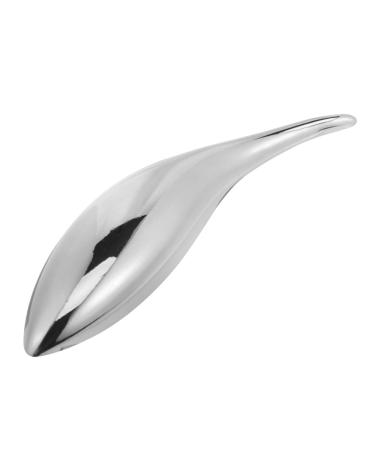 Cabilock Supplies Plastic Cm Plating Accessories DIY Wall Surface Decor Abs Silver Fish Abstract Mirror 13x3 cm Silver