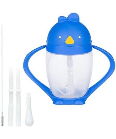 Lollaland Weighted Straw Sippy Cup | Made in the USA | Transition Kids Infant & Toddler Cup | Shark Tank Product | Brave Blue Color - Buy Online on SooperMarket.com