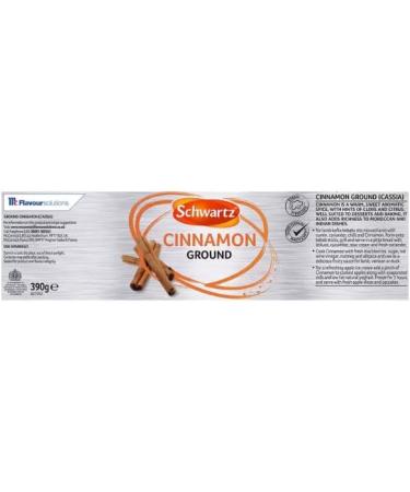 Schwartz Ground Cinnamon 390g - Buy Online on SooperMarket.com