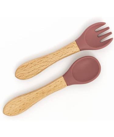 Yum Yum's Baby Weaning Set - Silicone Feeding Set of 10 with Suction Bowl, Spoon, Fork & Cup | Suction Plate & Baby Plate - Baby Gifts & Presents - Pink - Buy Online on SooperMarket.com