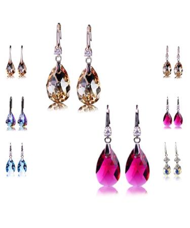 Quartz Stone Lymphatic Magnetic Therapy Earrings Lymphvity Germanium Earrings Lymphatic Drainage Slimming Earrings Lymphvity Magnetic Therapy Earrings Lymphatic Drainage Earrings (2Pairs-E)