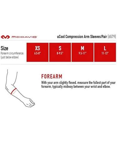 McDavid 6579 uCool Compression Arm Sleeves - Cooling & UV Protection for Running Adults - Buy Online on SooperMarket.com