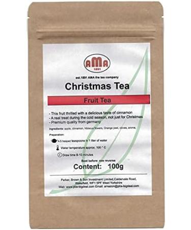100g Christkindle fruit tea loose with a fine cinnamon flavor Winter Christmas tea in a resealable bag - Buy Online on SooperMarket.com