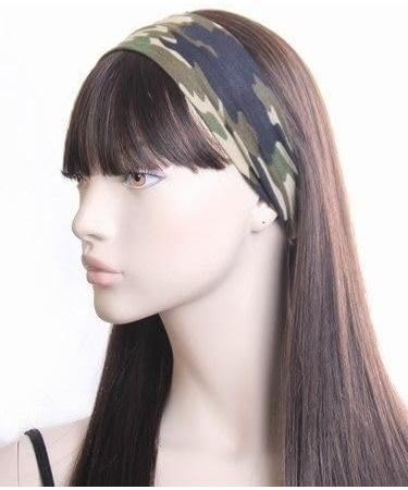 Arranview Jewellery Bandeau in stretch camouflage print fabric - Buy Online on SooperMarket.com