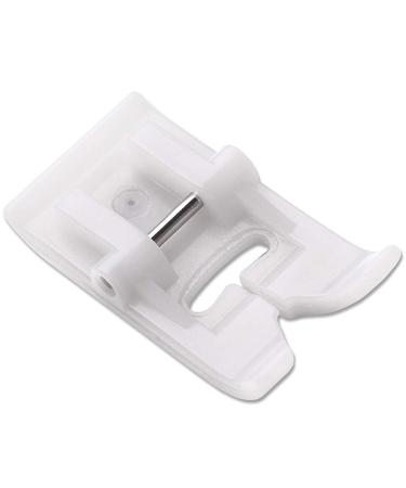 DREAMSTITCH SA122 7mm Teflon Non-Stick Zig Zag Presser Foot Fits for All Low Shank Snap-On Brother, Babylock, Singer, Euro-Pro, Janome (New Home), Kenmore, White, Juki, Simplicity, Elna Sewing Machine