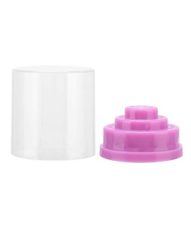 Good Insulation Nail Drill Container - Purple Nail Drill Case for Beauty Salons & Home Manicure - Buy Online on SooperMarket.com