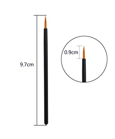 FRCOLOR 300 Pcs Eyeliner Brush Set - Fine Liquid Smudge and Brush for Eyeliner Eyebrows & Lips - Perfect for Precision Makeup Application - Buy Online on SooperMarket.com