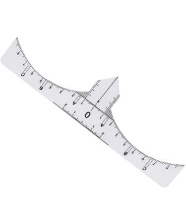 Gogogmee Scale Ruler 10pcs Set Makeup Ruler Eyebrow Stencil Eyebrow Guide Measure Tool Eyebrow Stickers Disposable Makeup Gadgets - Buy Online on SooperMarket.com