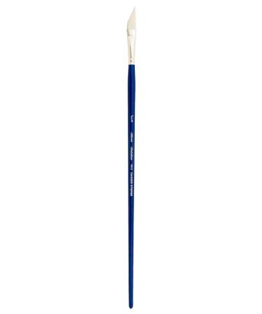 Silver Brush Limited 19123/8 Bristlon Dagger Striper Brush for Acrylic and Oil Paintings  Size 3/8 Inch  Long Handle Size - 3/8