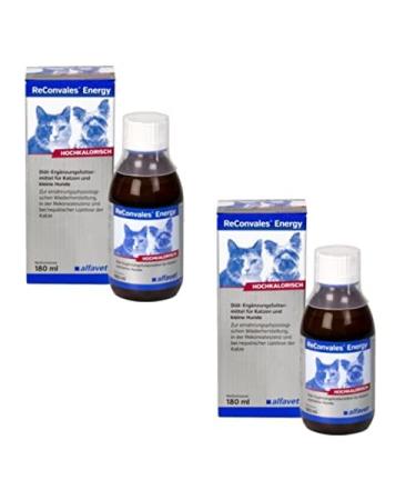 Alfavet Reconvales Energy double pack in the convalescence underweight and in the case of hepatic lipidosis of the cat high -caloric 2 x 180ml