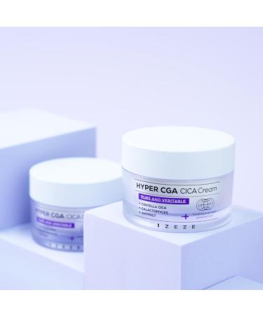 Hyper CGA Cica Cream 50ml - Low-Irritation Soothing Cream for Sensitive Skin | Moisturizing & Elasticity with Centella & Antifect - Buy Online on SooperMarket.com