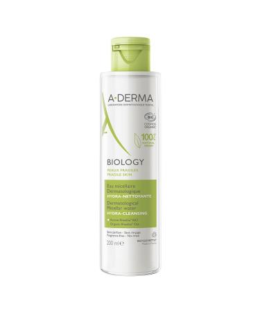 A-DERMA Biology Organic Dermatological Micellar Water Hydra-Cleanser 200ml