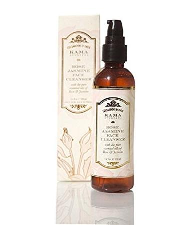 Kama Ayurveda Rose and Jasmine Face Cleanser with the Pure Essential Oils of Rose and Jasmine 100ml