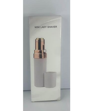 Portable Facial Hair Remover for Women - Painless Electric Shaver and Trimmer with Built-in Light and Replacement Head - White - Buy Online on SooperMarket.com