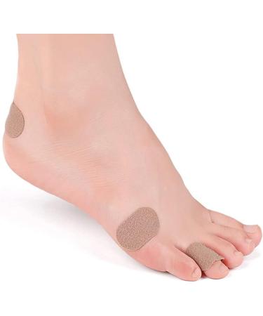 FOMIYES Toe Tape - 10 Oval Blister Tapes for Feet Care | Adhesive Moleskin Sweat-Absorbent Sticker for Corns & Blisters - Buy Online on SooperMarket.com