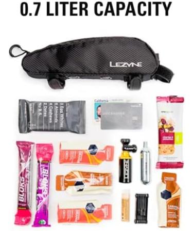 LEZYNE Aero Energy Caddy Top Tube Bike Bag | Water-Resistant Nylon | Easy Access | Durable Construction | For Gravel & Road Bikes - Buy Online on SooperMarket.com