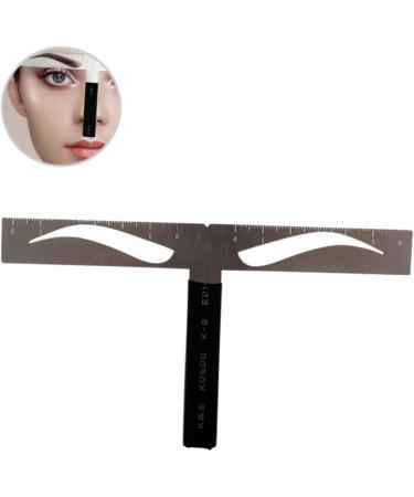 Beavorty 2pcs three-point eyebrow ruler eyebrow drawing tool balance stencil - Buy Online on SooperMarket.com