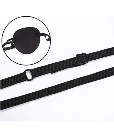 Adjustable Black Eye Patches for Adults & Kids - Perfect for Lazy Eye Amblyopia & Strabismus - Buy Online on SooperMarket.com
