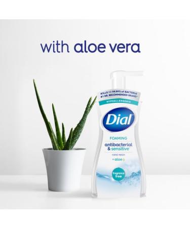 Dial Antibacterial & Sensitive Foaming Hand Wash -Fragrance Free - 7.5 fl oz (Pack of 6) - Buy Online on SooperMarket.com