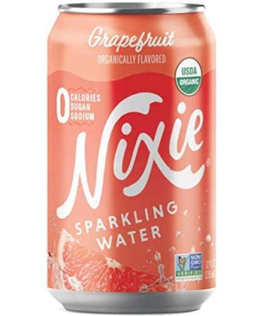 Nixie Organic Grapefruit Sparkling Water 12 Fl Oz - 8 Pack | Refreshing & Bubbly - Buy Online on SooperMarket.com