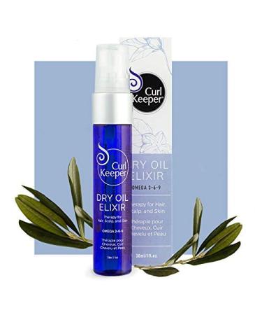 CURL KEEPER Dry Oil Elixir (1 oz) Omega 3-6-9 Rich Formula - Buy Online on SooperMarket.com