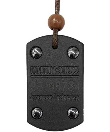 Kenntsh Volcanic Rocks Pendant Necklace Anti EMF Radiation Protection Pendant Energy Scalar Quantum Bio Science Negative Ions Black 430140 - Buy Online on SooperMarket.com